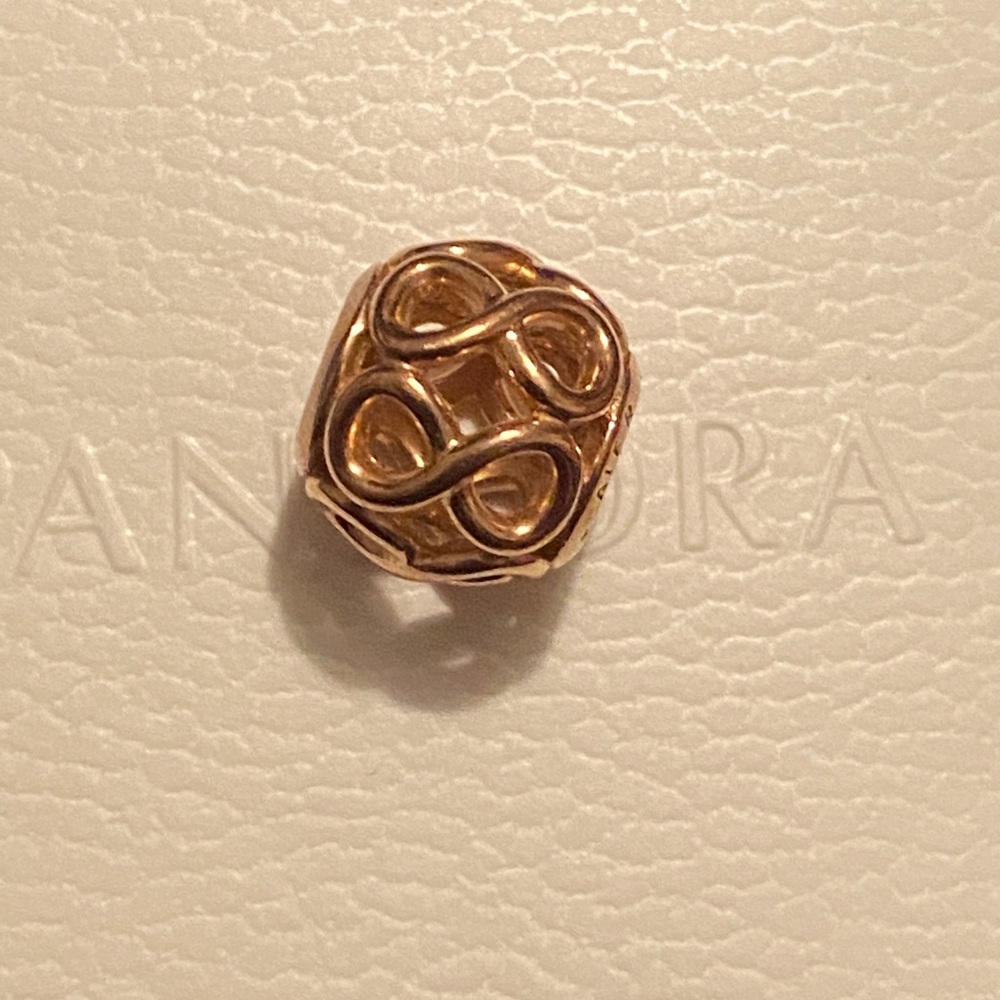 Pandora Rose Gold Infinity Charm